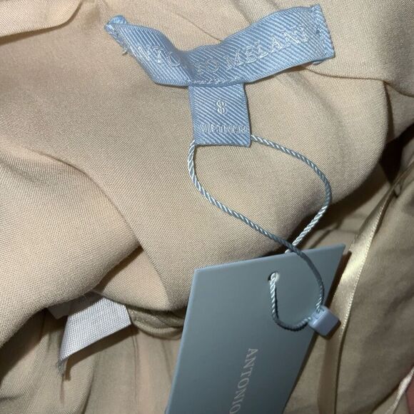 Antonio Melani Carlos One Shoulder Tie Waist Sleeveless Wide Leg Jumpsuit - Picture 5 of 6